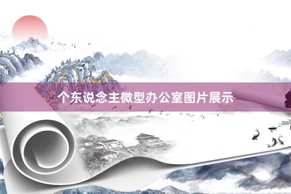 个东说念主微型办公室图片展示