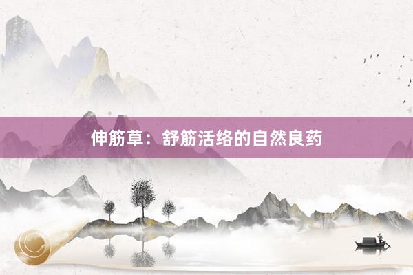 伸筋草：舒筋活络的自然良药